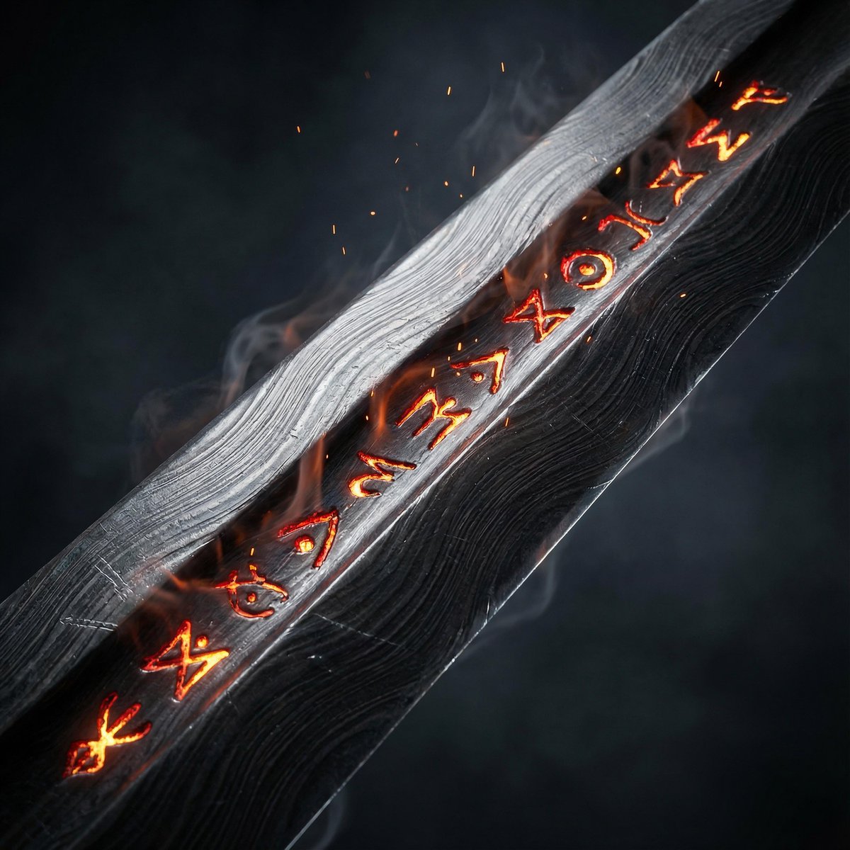 Game Asset - Ultra-Cinematic Arcane Sword Close-up — output 1
