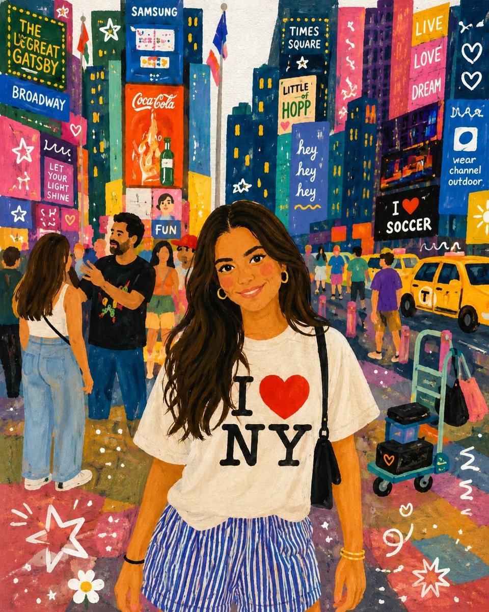 Comic / Storyboard - Storybook Times Square Photo Transformation — output 1