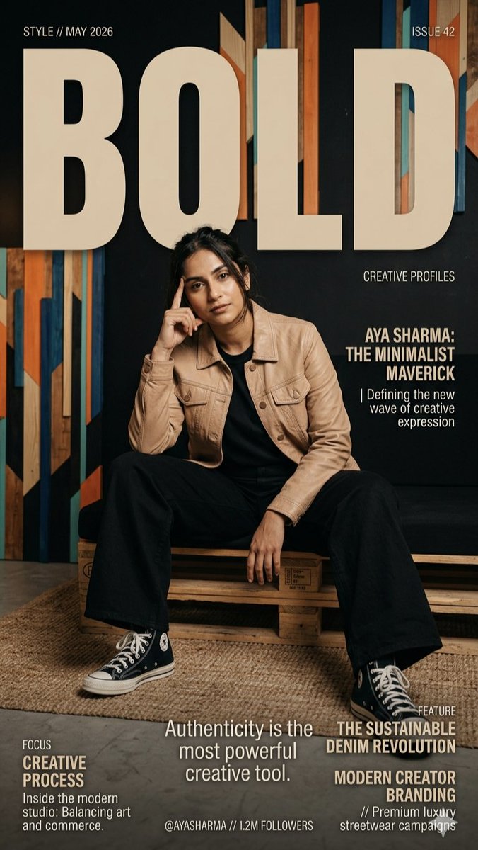 Product Marketing - Fashion Magazine Creative Profile — output 1