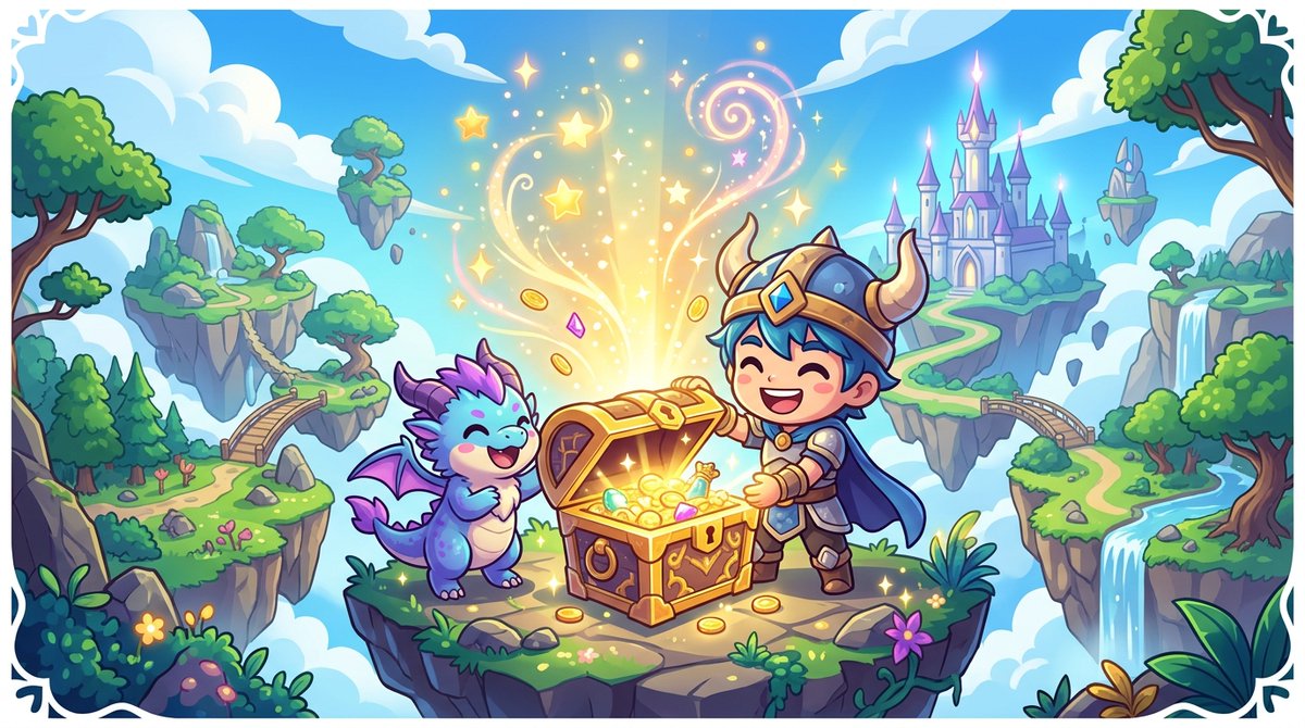 Game Asset - Chibi RPG Game Campaign Key Visual — output 1