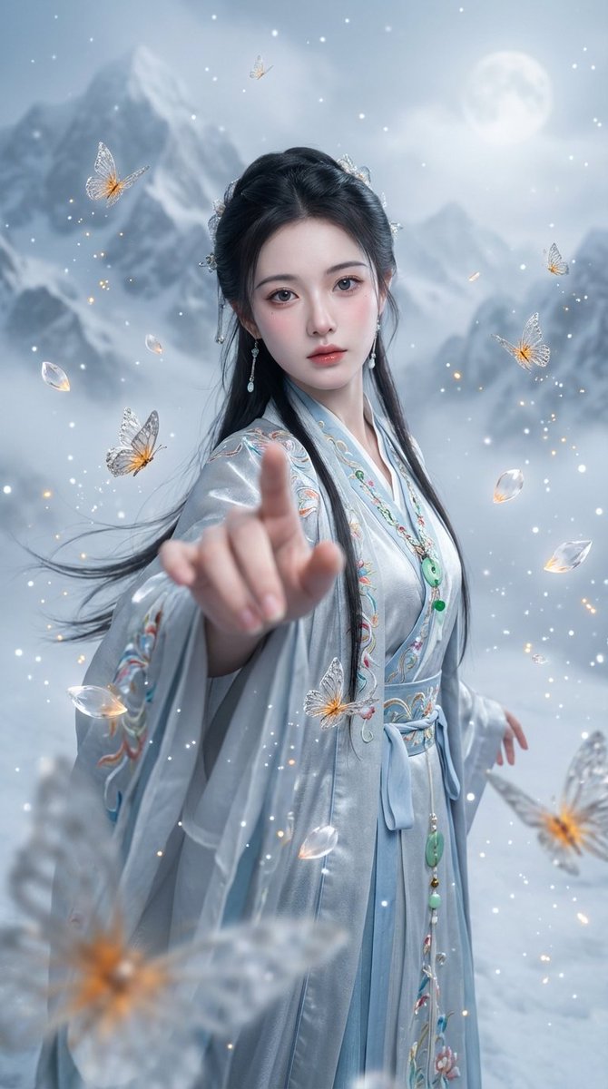 Social Media Post - Image Generation Prompt for Ethereal Chinese Xianxia Fantasy Portrait — output 1