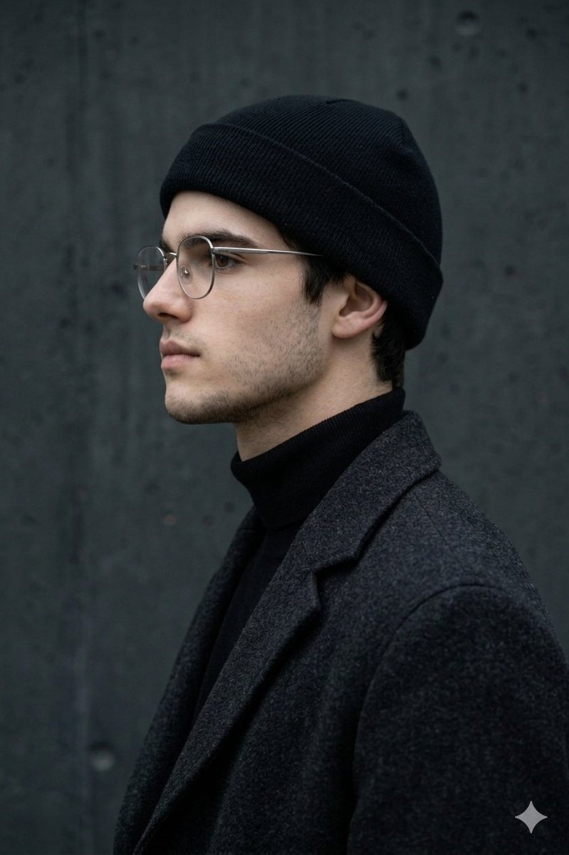 Profile / Avatar - Minimalist Side-Profile Portrait for Character Consistency — output 1