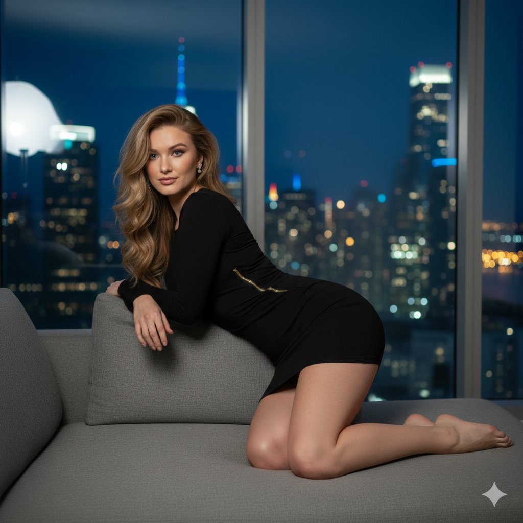 Product Marketing - Sultry Night City Penthouse Portrait — output 1