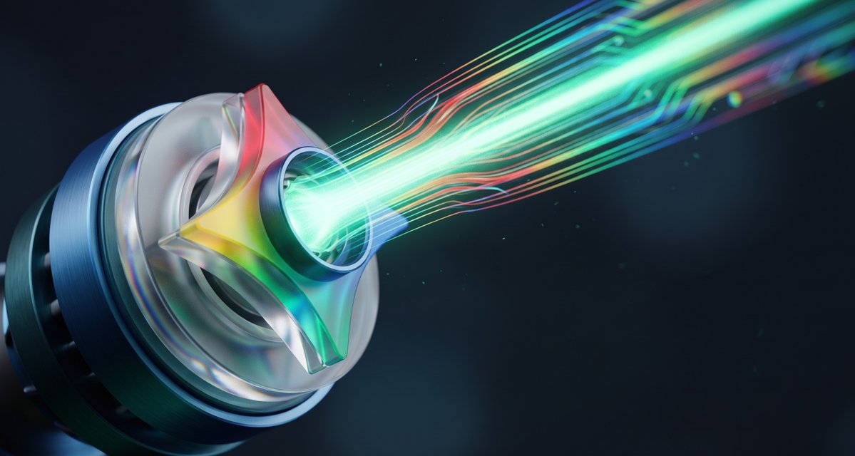 Game Asset - Futuristic Glass Turbine Engine — output 1
