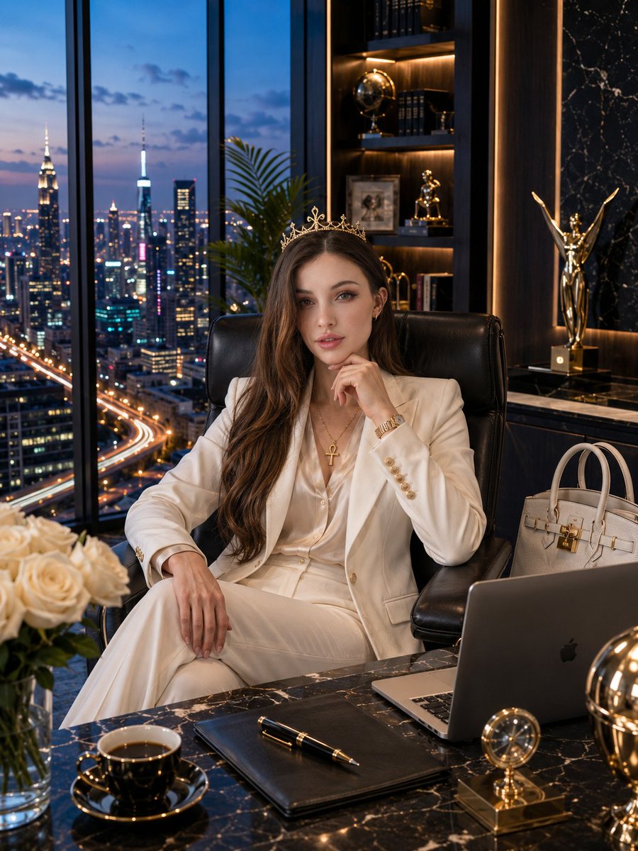 Profile / Avatar - Luxury Penthouse Executive Portrait — output 1
