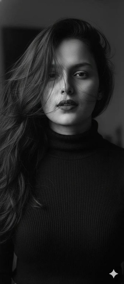 Ultra-Realistic Black and White Cinematic Portrait — output 1