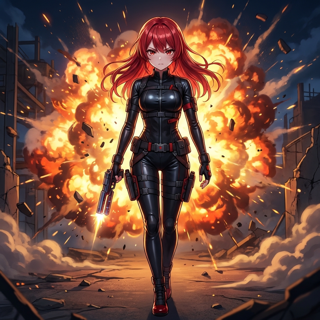 AI Action Movie Poster Prompt — output 1