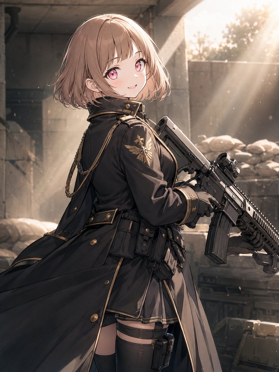 Comic / Storyboard - Anime Tactical Girl in Sunlit Bunker — output 1