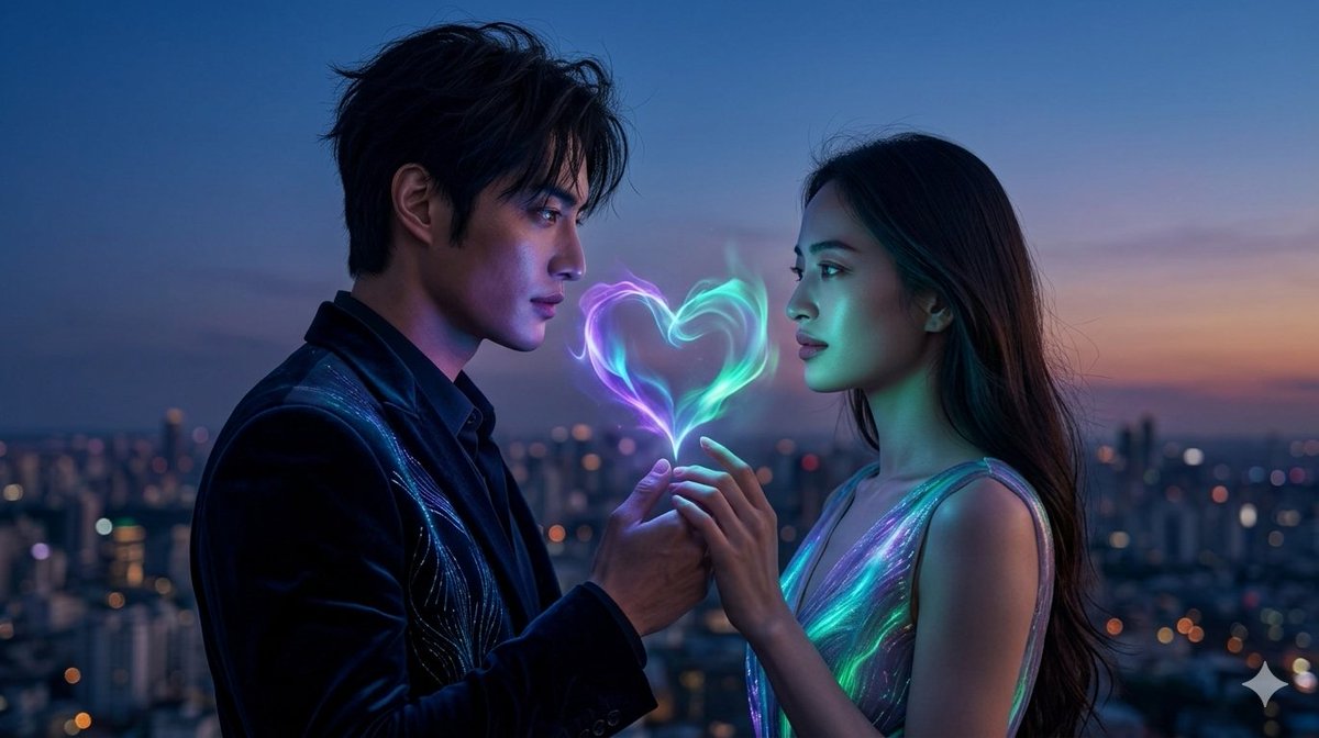 Product Marketing - Cinematic Aurora Heart Lovers Photography — output 1