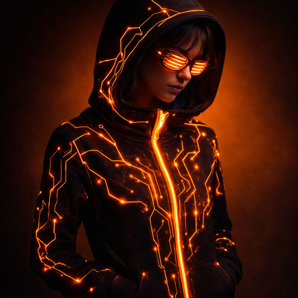Profile / Avatar - Ultra-Realistic Cyberpunk Studio Portrait — output 1
