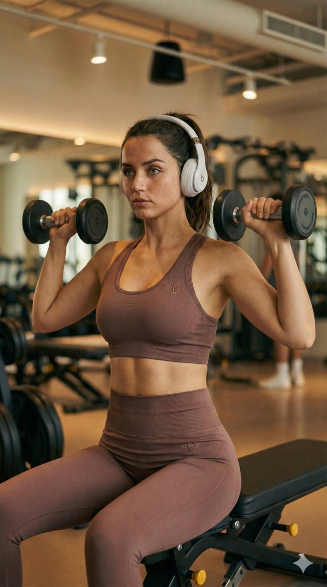 Photorealistic Gym Training Scene Prompt — output 1