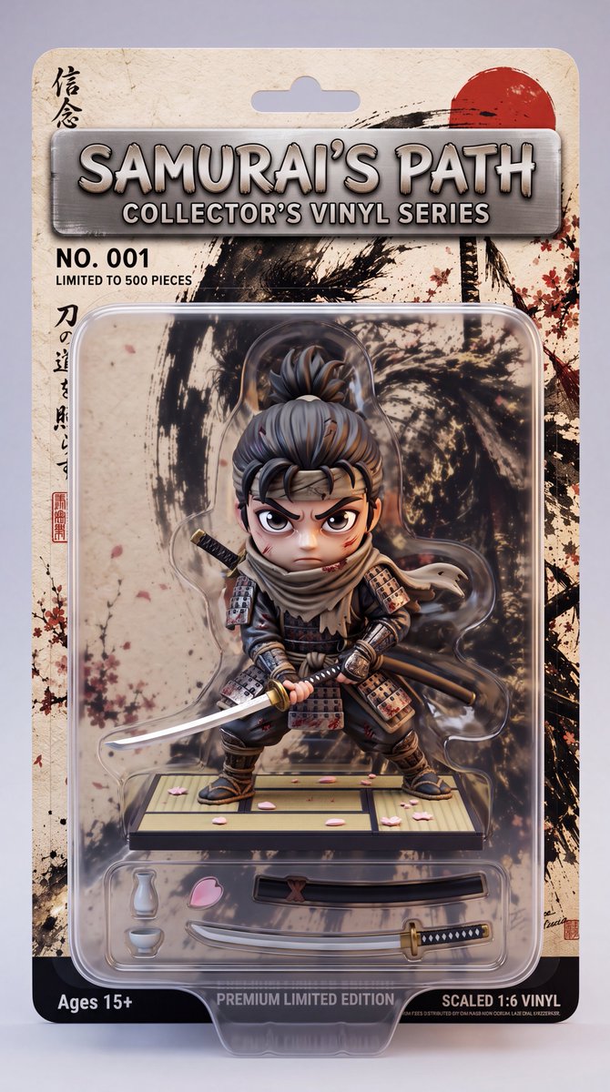 E-commerce Main Image - Stylized Collectible Toy Packaging — output 1