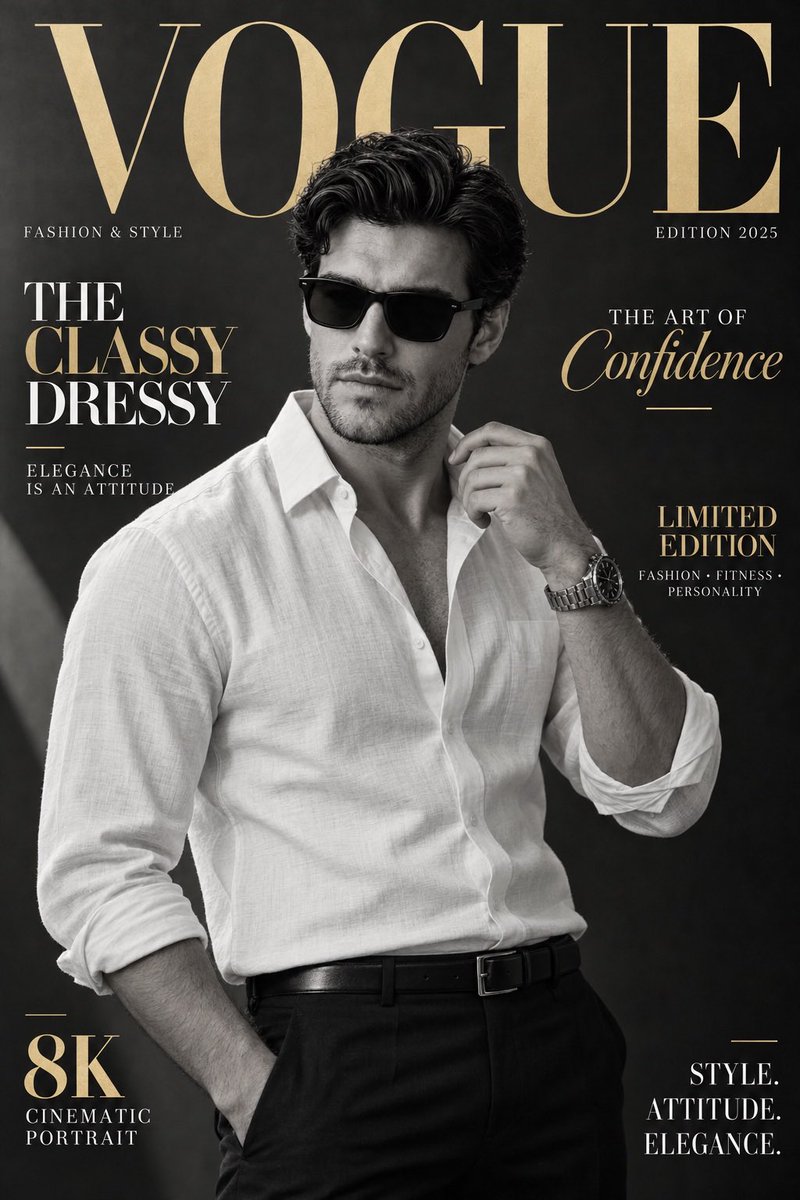 Product Marketing - Luxury Vogue Magazine Cover — output 1