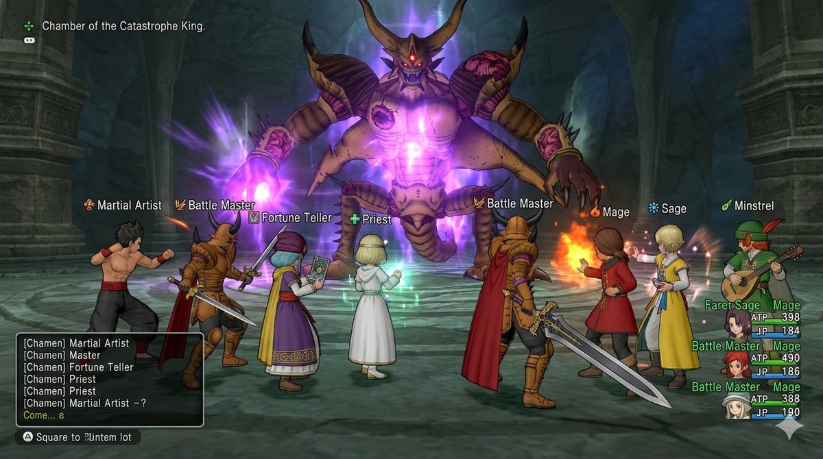 Game Asset - Image generation for Dragon Quest X: VS Calamity King — output 1