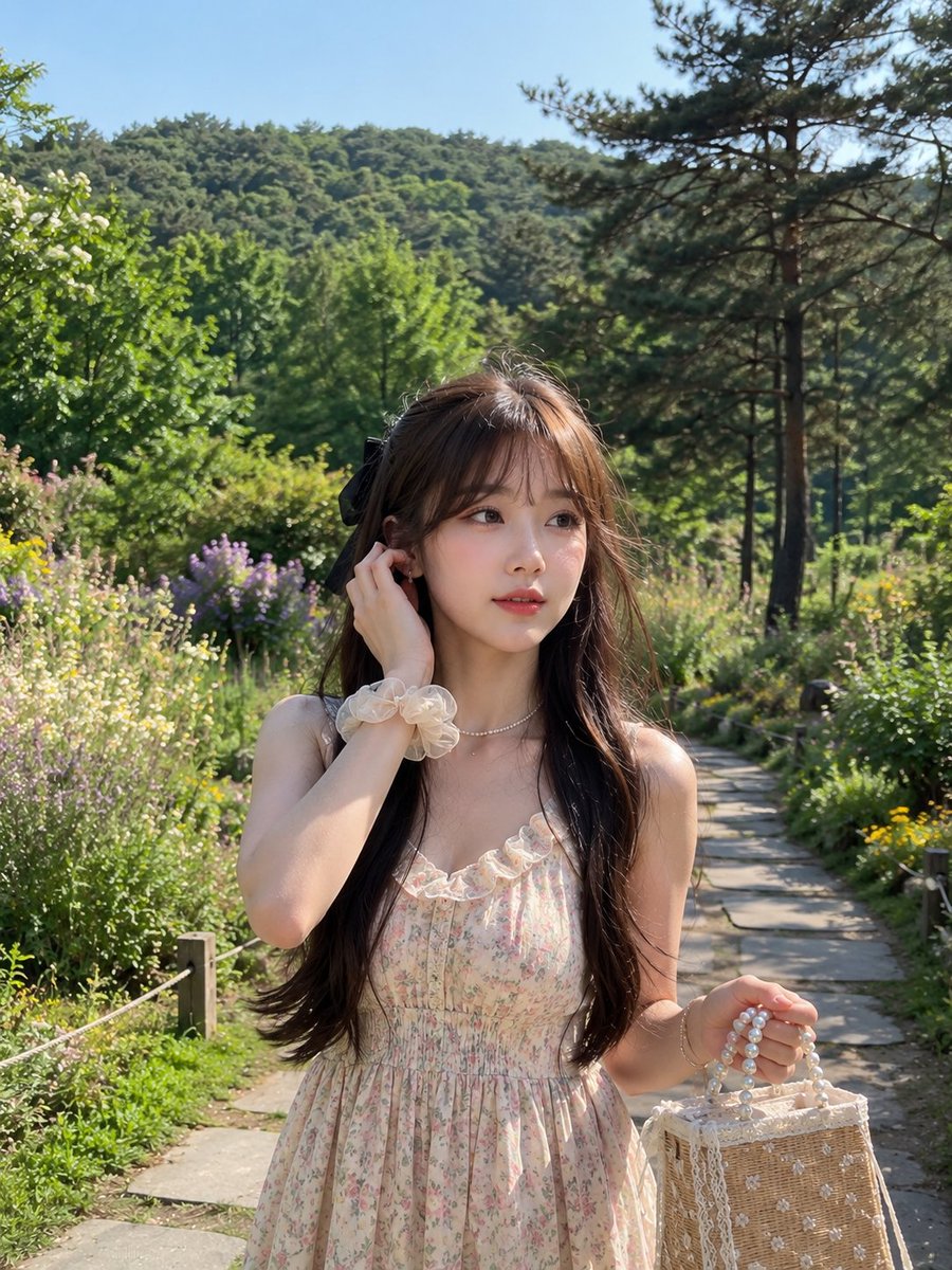 Social Media Post - Dreamy Cottagecore Garden Portrait — output 1