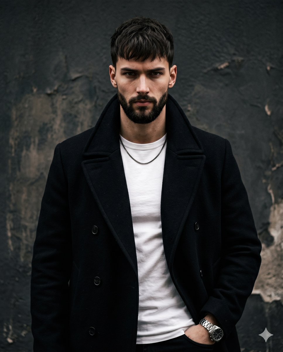 Profile / Avatar - Moody studio male portrait — output 1