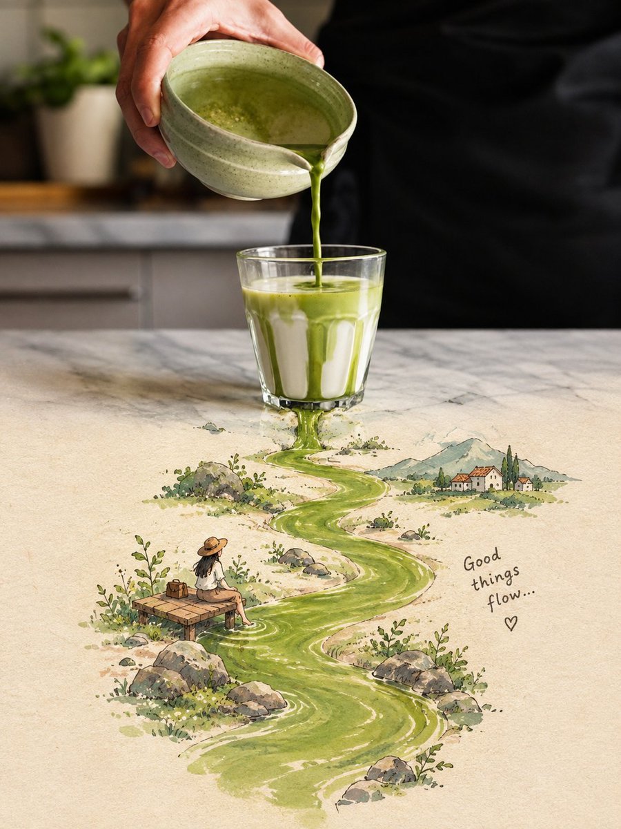 Product Marketing - Surreal food illustration transformation prompt — output 1