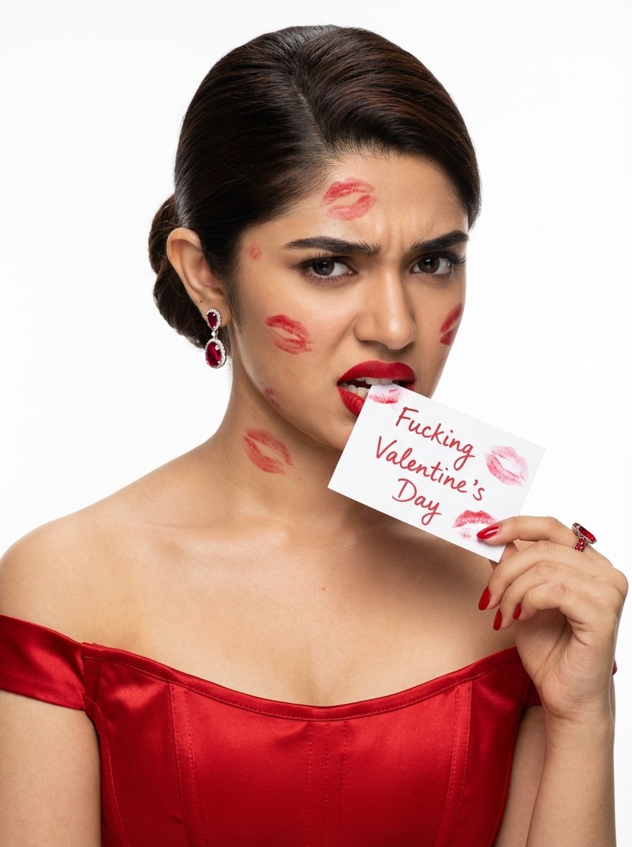 Annoyed Krithi Shetty Valentine's Day Beauty Portrait — output 1
