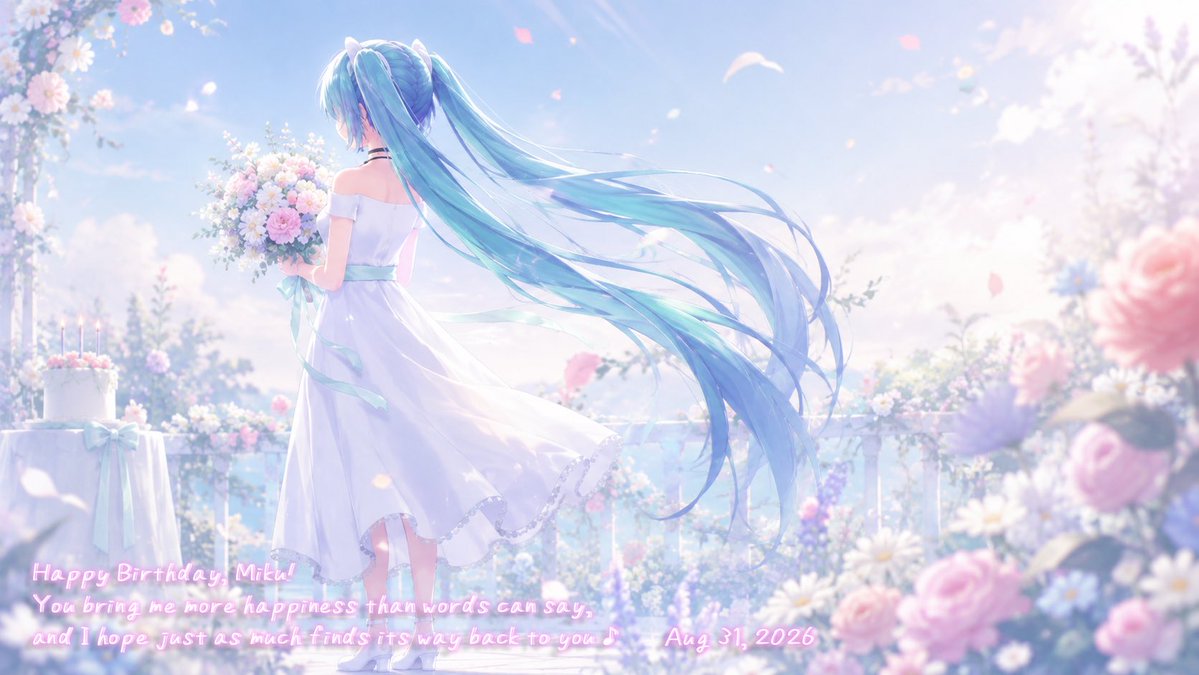 Social Media Post - Pastel Miku Birthday Garden — output 1