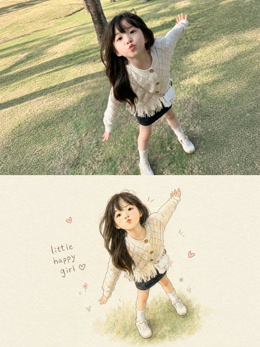 Comic / Storyboard - Photo to Storybook Illustration Split — output 1