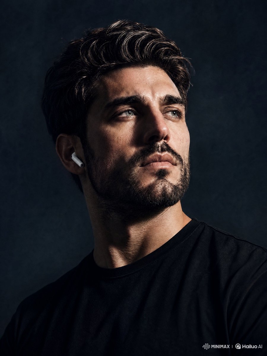 Profile / Avatar - Moody Studio Portrait Prompt — output 1