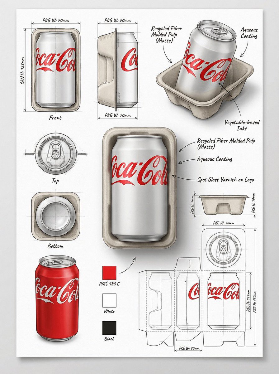 Product Marketing - Industrial Packaging Design Sheet Prompt โ output 1