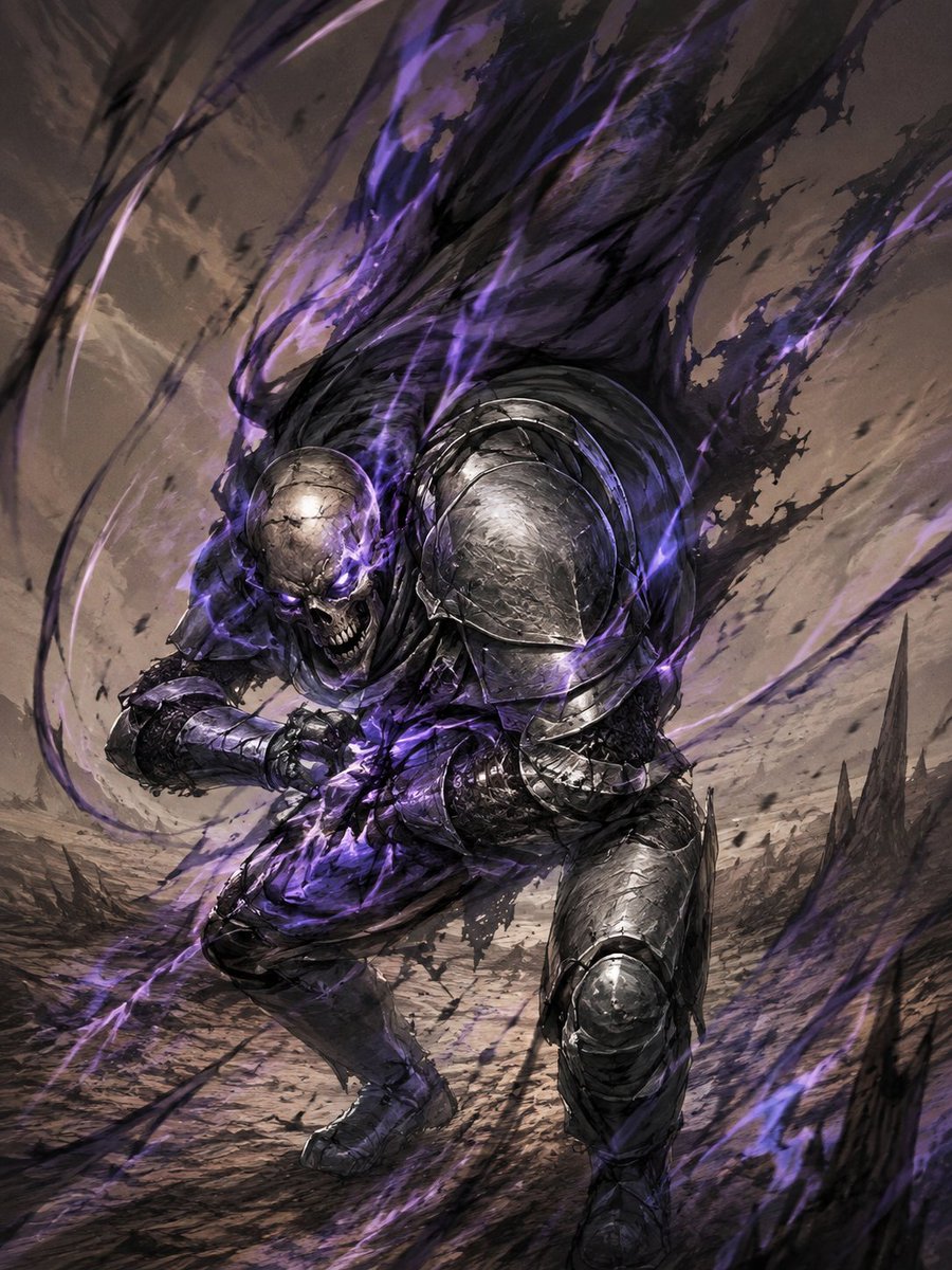 Comic / Storyboard - Dark Fantasy Sketch Refinement — output 1