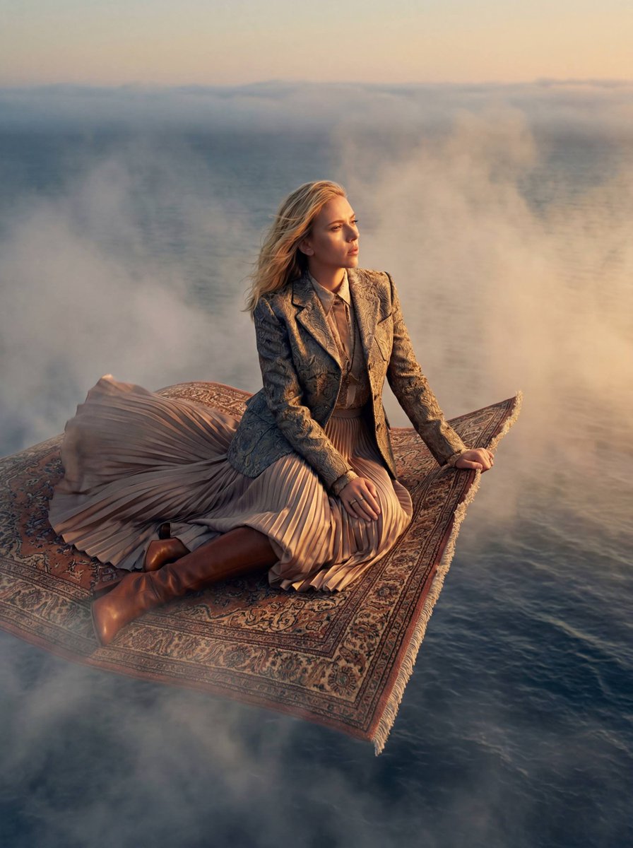 Product Marketing - High-Fashion Magic Carpet Editorial Prompt — output 1