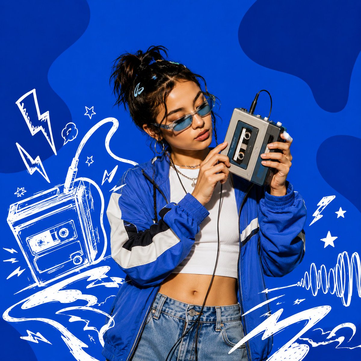 Product Marketing - Futuristic Retro Fashion Editorial — output 1