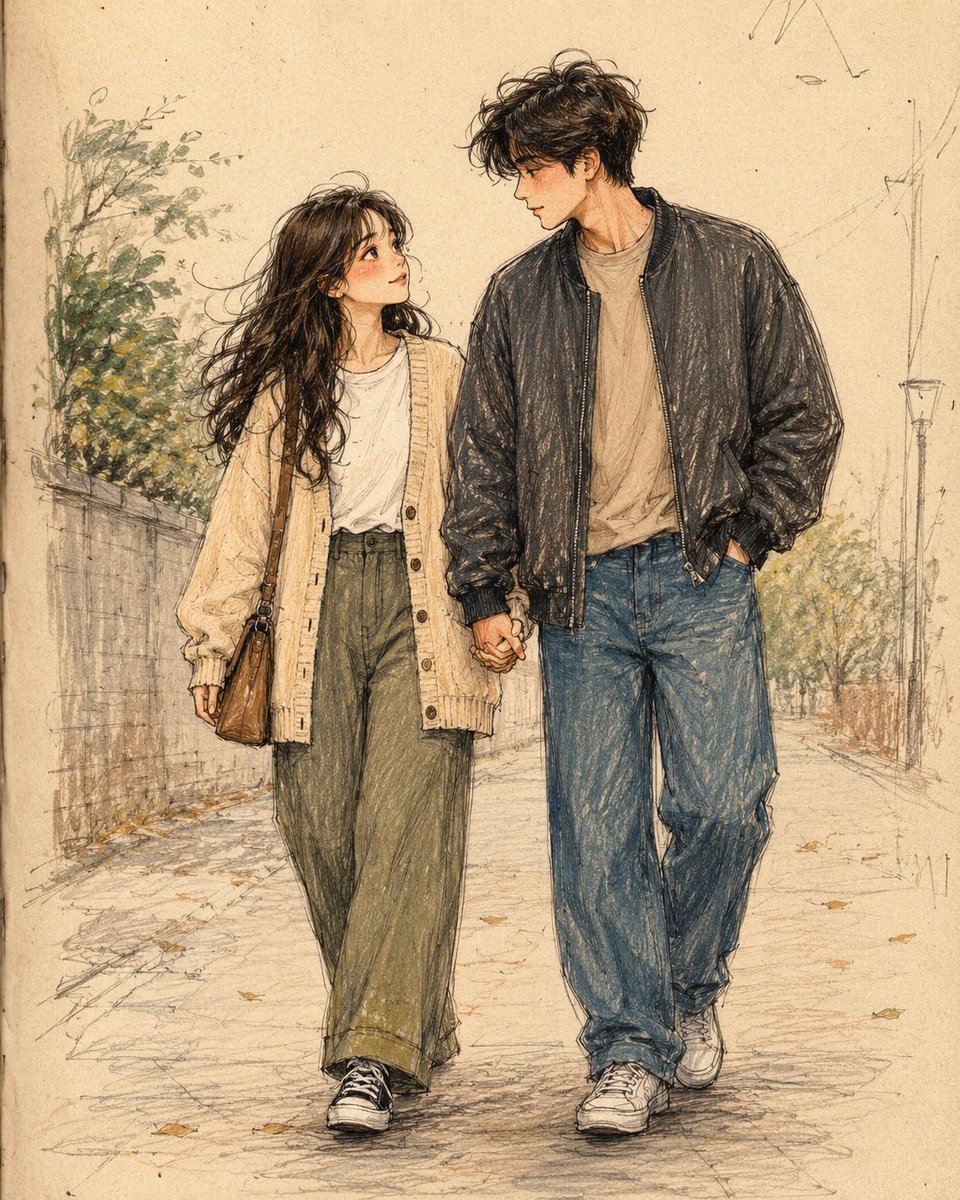 Comic / Storyboard - Japanese Sketchbook Lifestyle Illustration — output 1