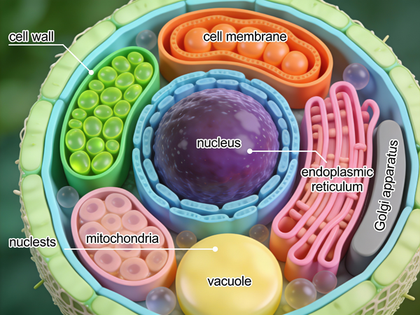 Scientific Plant Cell Illustration — output 1