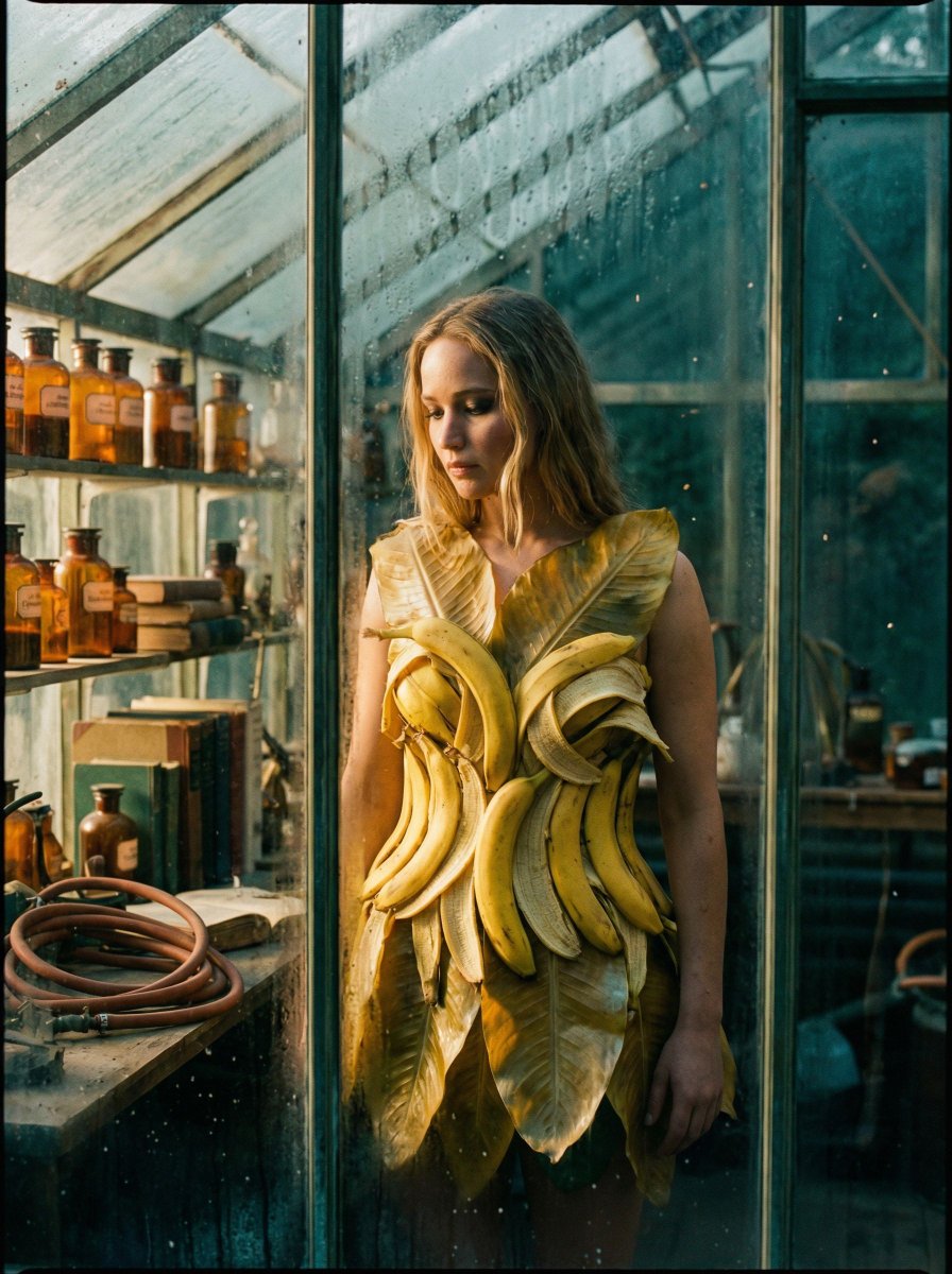 Tropical Melancholy Laboratory Surreal Portrait — output 1