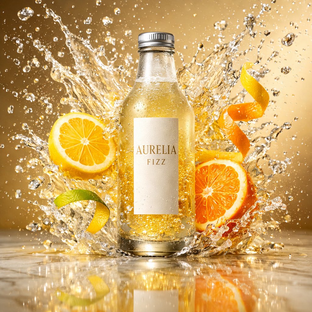 E-commerce Main Image - High-Speed Commercial Beverage Photography Prompt — output 1