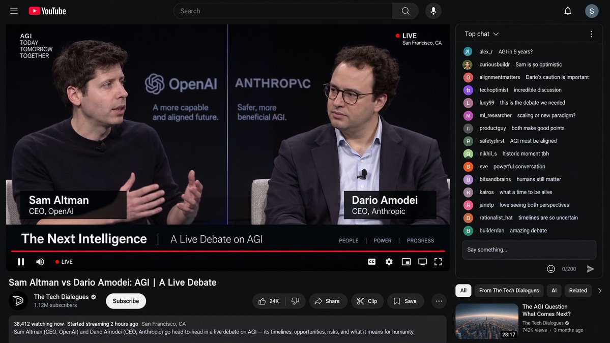 YouTube Thumbnail - YouTube Live Debate Screenshot — output 1