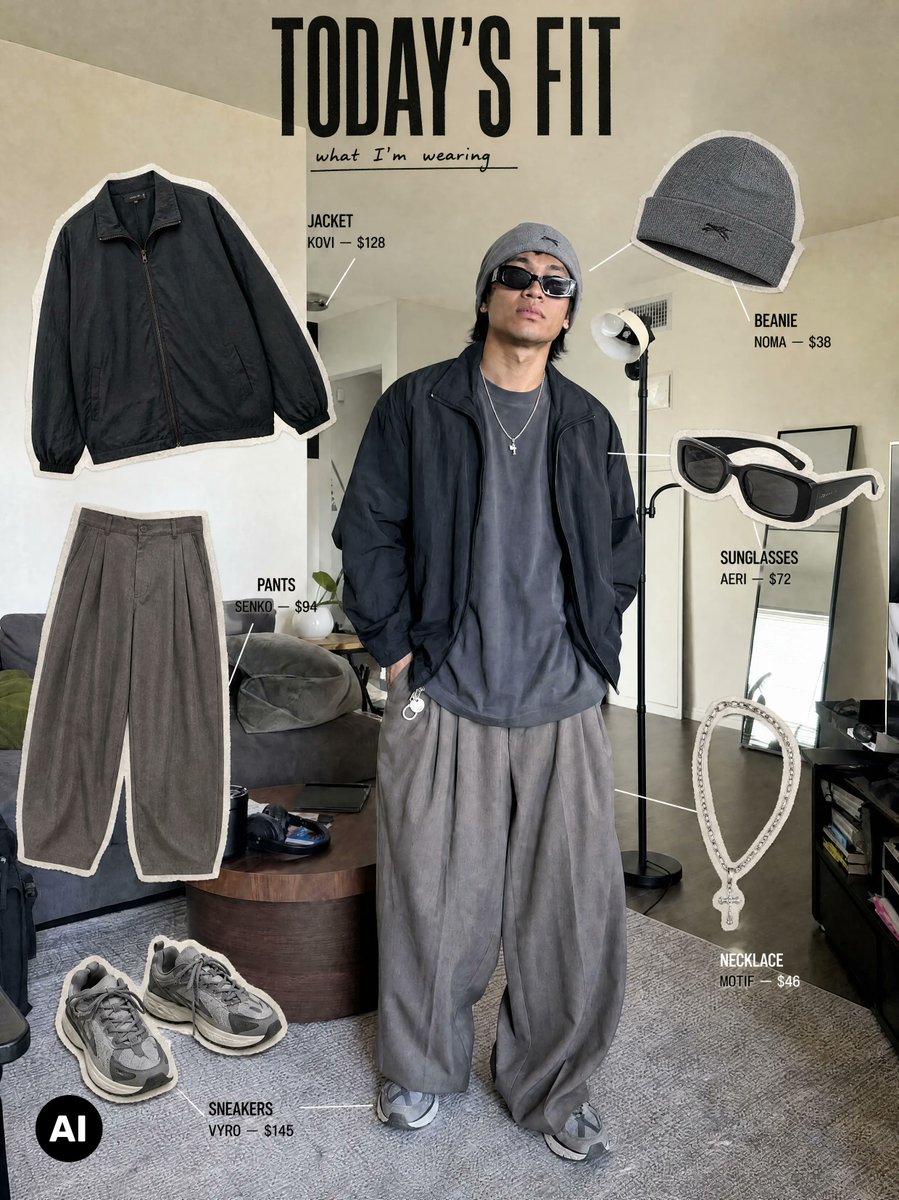 Social Media Post - Editorial Outfit Breakdown — output 1