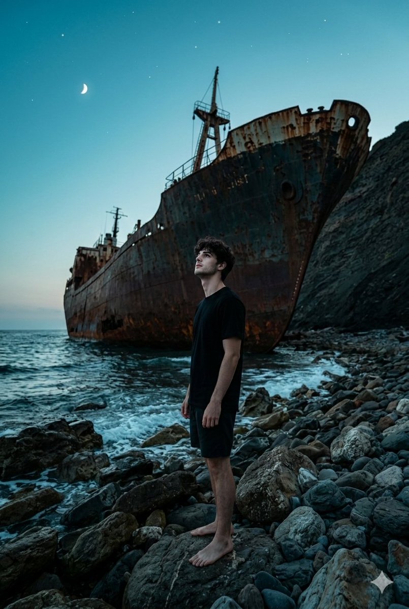 Poster / Flyer - Shipwreck Twilight Scene — output 1