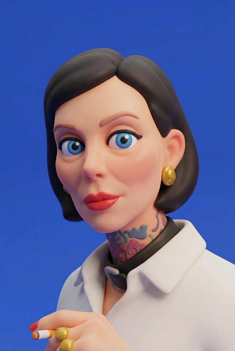 3D stylized character transformation prompt — output 1