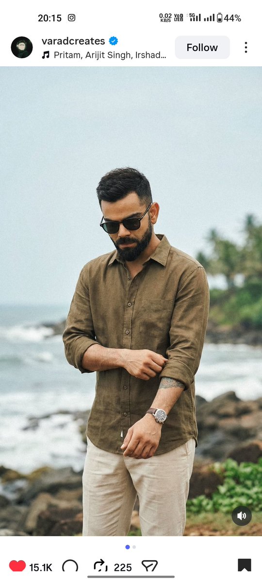 Ultra-Realistic Coastal Lifestyle Portrait (Virat Kohli) — output 1