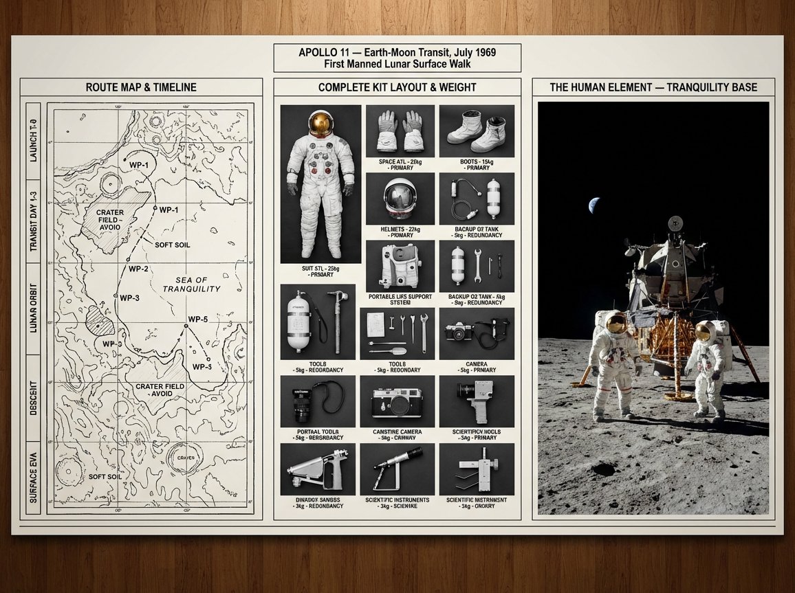 Infographic / Edu Visual - Expedition Planning Board Collage Prompt — output 1