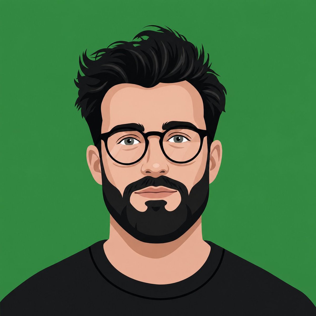 Profile / Avatar - Flat Vector Professional Avatar — output 1