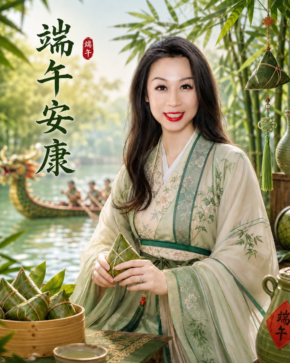 Social Media Post - Dragon Boat Festival Portrait Greeting — output 1