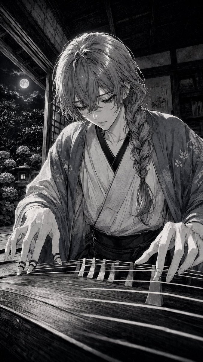 Comic / Storyboard - Moonlit Koto Player Manga — output 1