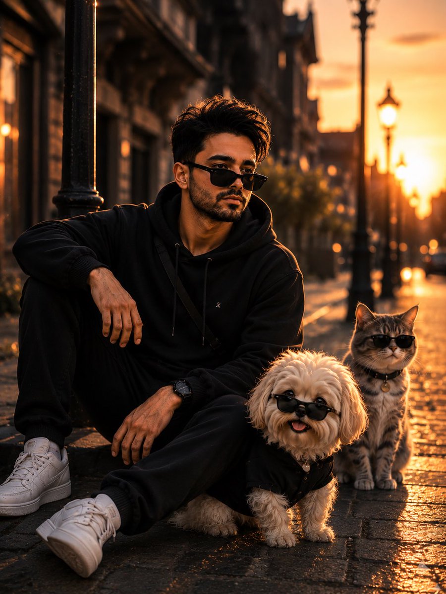 Profile / Avatar - Cinematic Street Photography with Face Reference — output 1