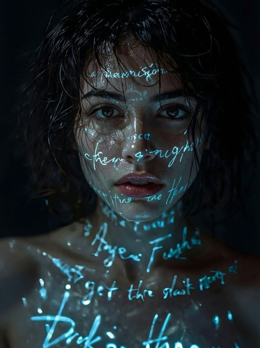 Cyber-Poetic Futuristic Noir Portrait — output 1
