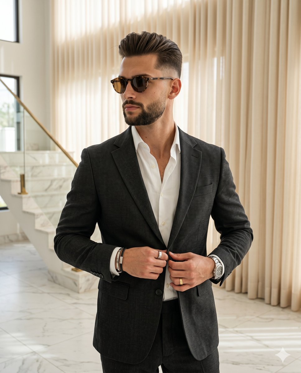 Product Marketing - Luxury Indoor Menswear Lookbook — output 1