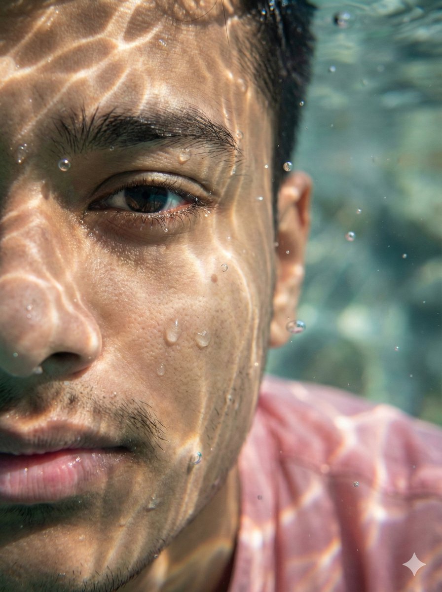 Surreal Underwater Macro Portrait — output 1