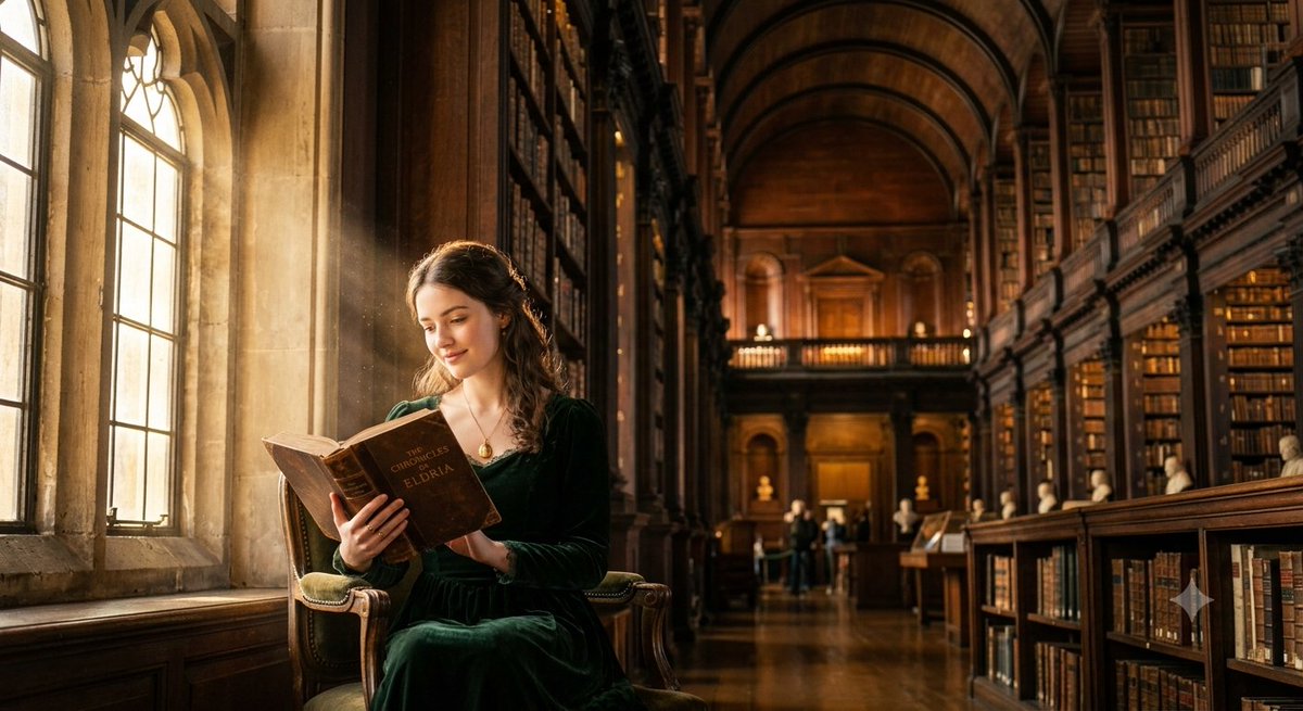 Comic / Storyboard - Grand Library Reader Portrait — output 1