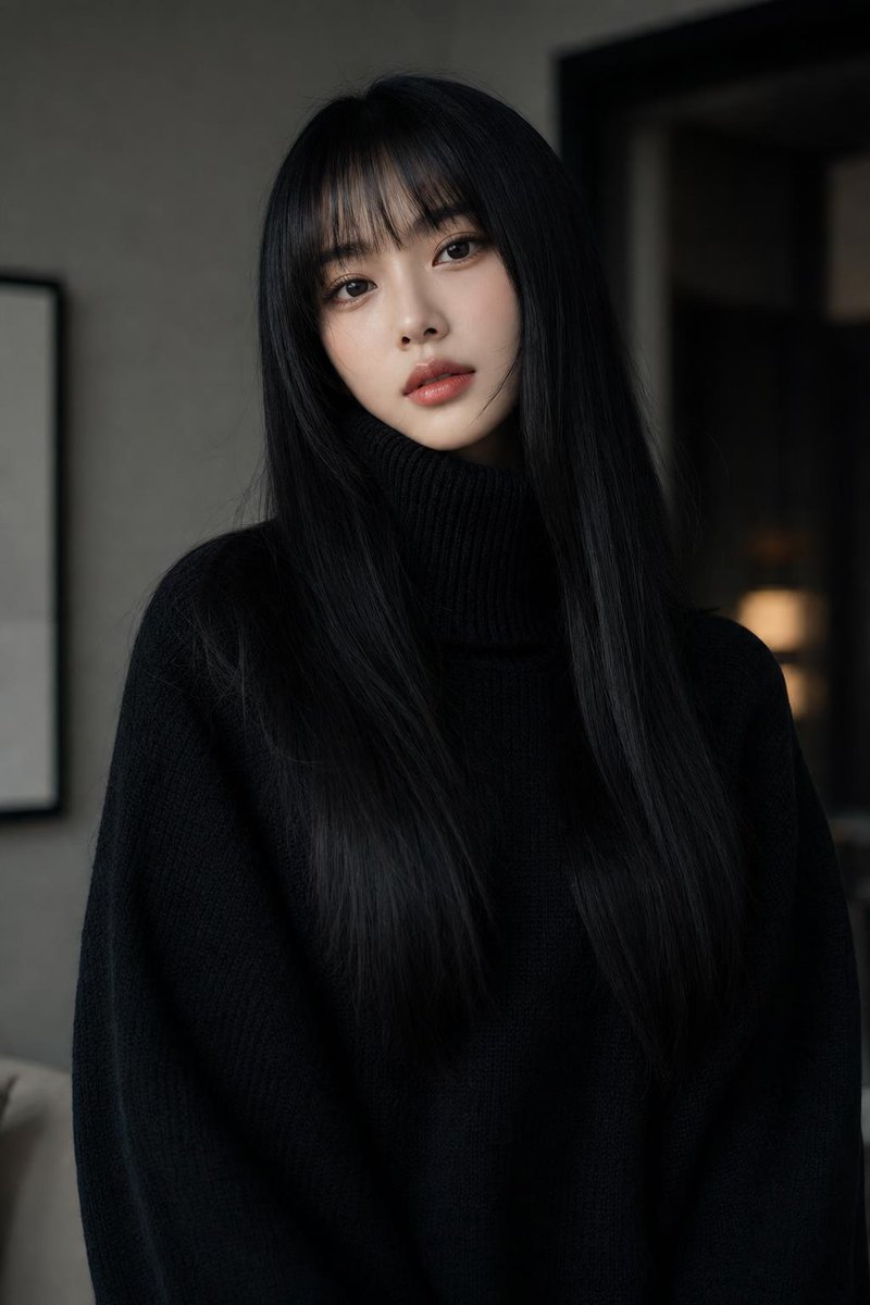 Profile / Avatar - Sophisticated Monochromatic High-Fashion Portrait — output 1