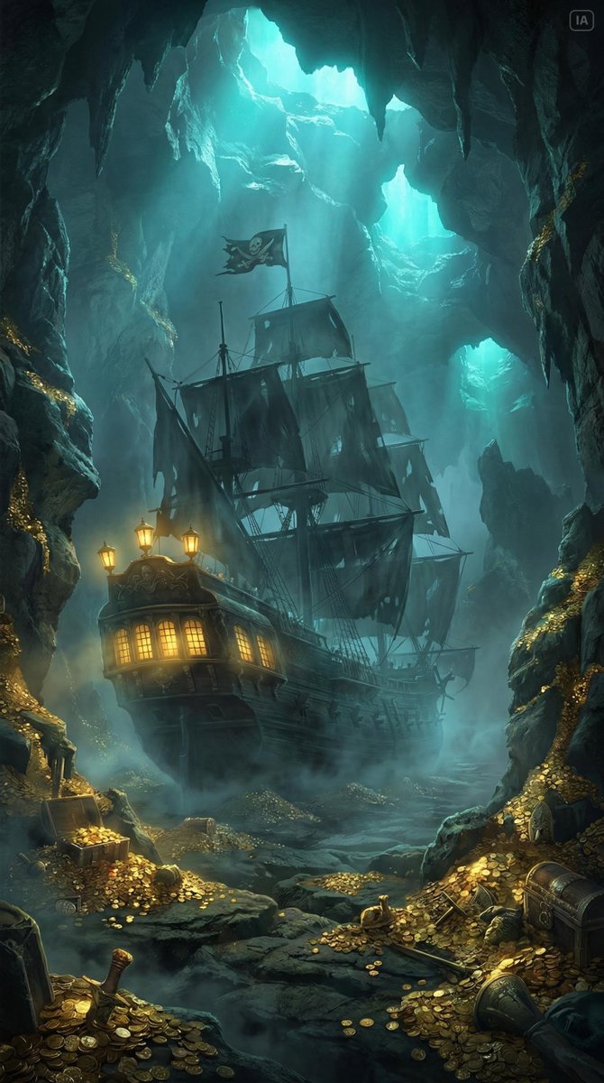 Golden Ship on Uncharted Waters โ output 1