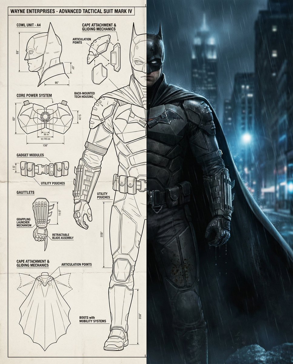 Split-Screen Cinematic Batman Blueprint — output 1